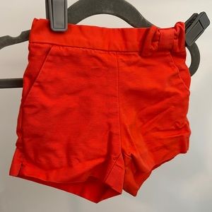 Janie & Jack Dark Coral Shorts